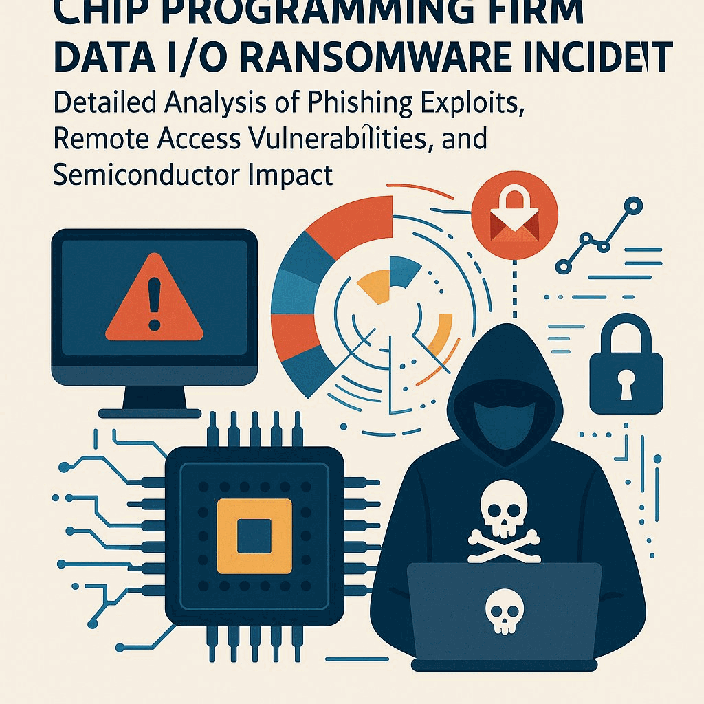 Chip Programming Firm Data I/O Ransomware Incident: Detailed Analysis of Phishing Exploits, Remote Access Vulnerabilities, and Semiconductor Impact