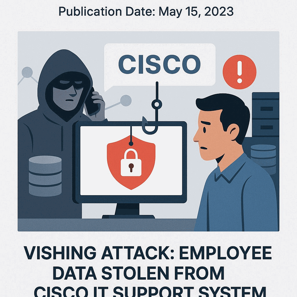 Cisco Vishing Attack: Employee Data Stolen from Cisco IT Support System