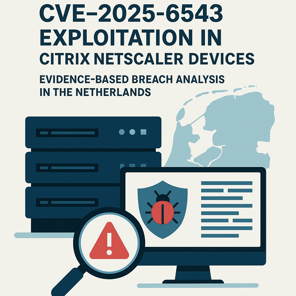 CVE-2025-6543 Exploitation in Citrix Netscaler Devices: Evidence-Based Breach Analysis in the Netherlands