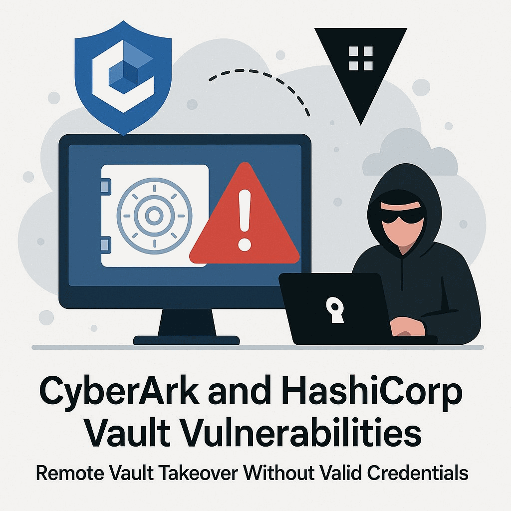 CyberArk and HashiCorp Vault Vulnerabilities: Remote Vault Takeover Without Valid Credentials Analysis