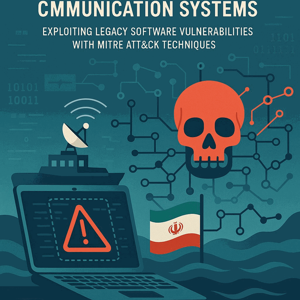 Cyberattack on Iranian Maritime Communication Systems: Exploiting Legacy Software Vulnerabilities with MITRE ATT&CK Techniques
