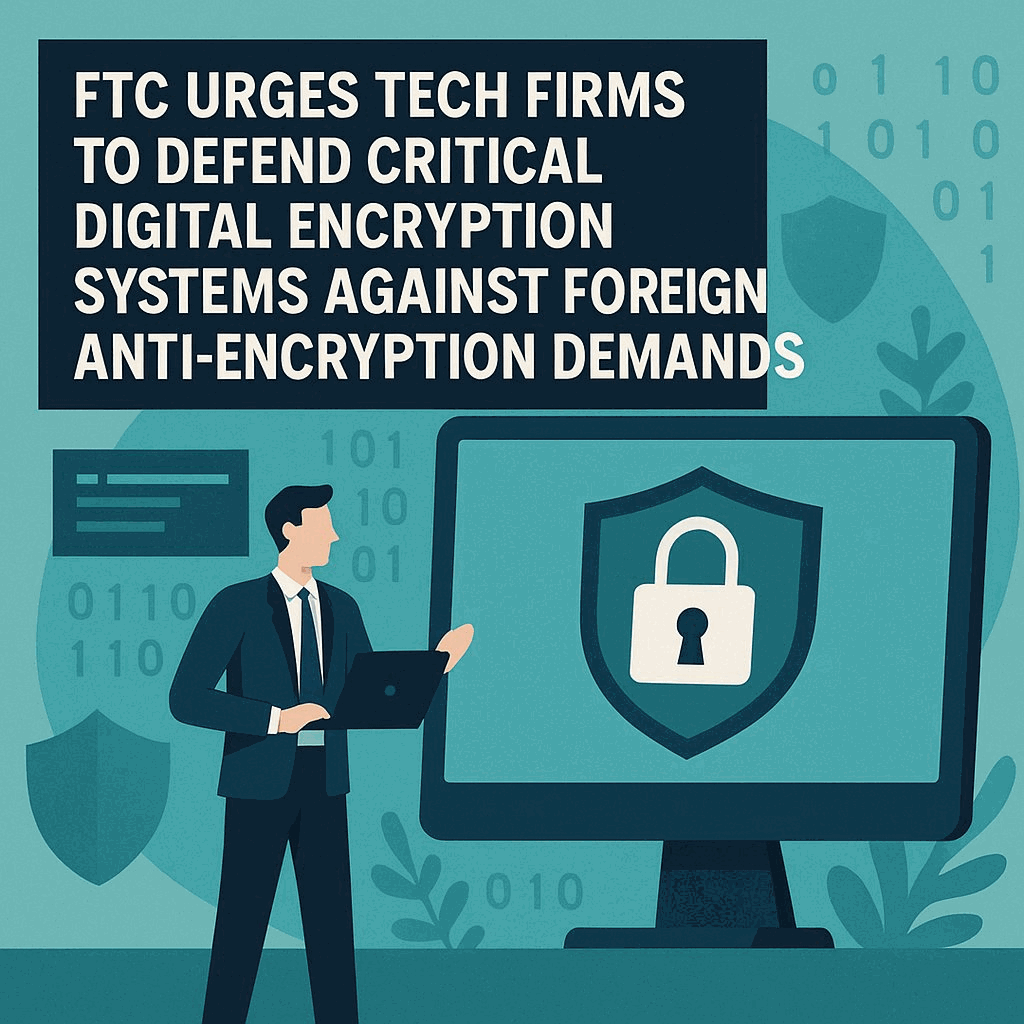 FTC Urges Tech Firms to Defend Critical Digital Encryption Systems Against Foreign Anti-Encryption Demands