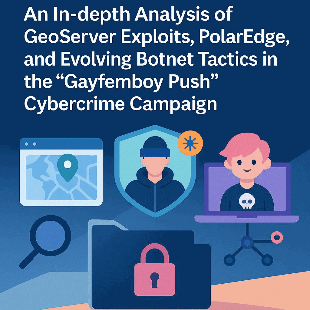 GeoServer Exploits, PolarEdge Tactics, and the Gayfemboy Push Cybercrime Campaign: A Rescana Cybersecurity Intelligence Report