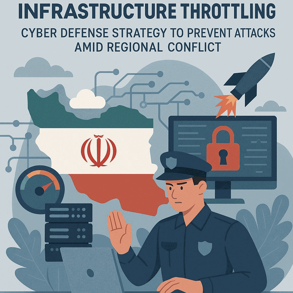 Iran National Internet Infrastructure Throttling: Cyber Defense Strategy to Prevent Attacks Amid Regional Conflict