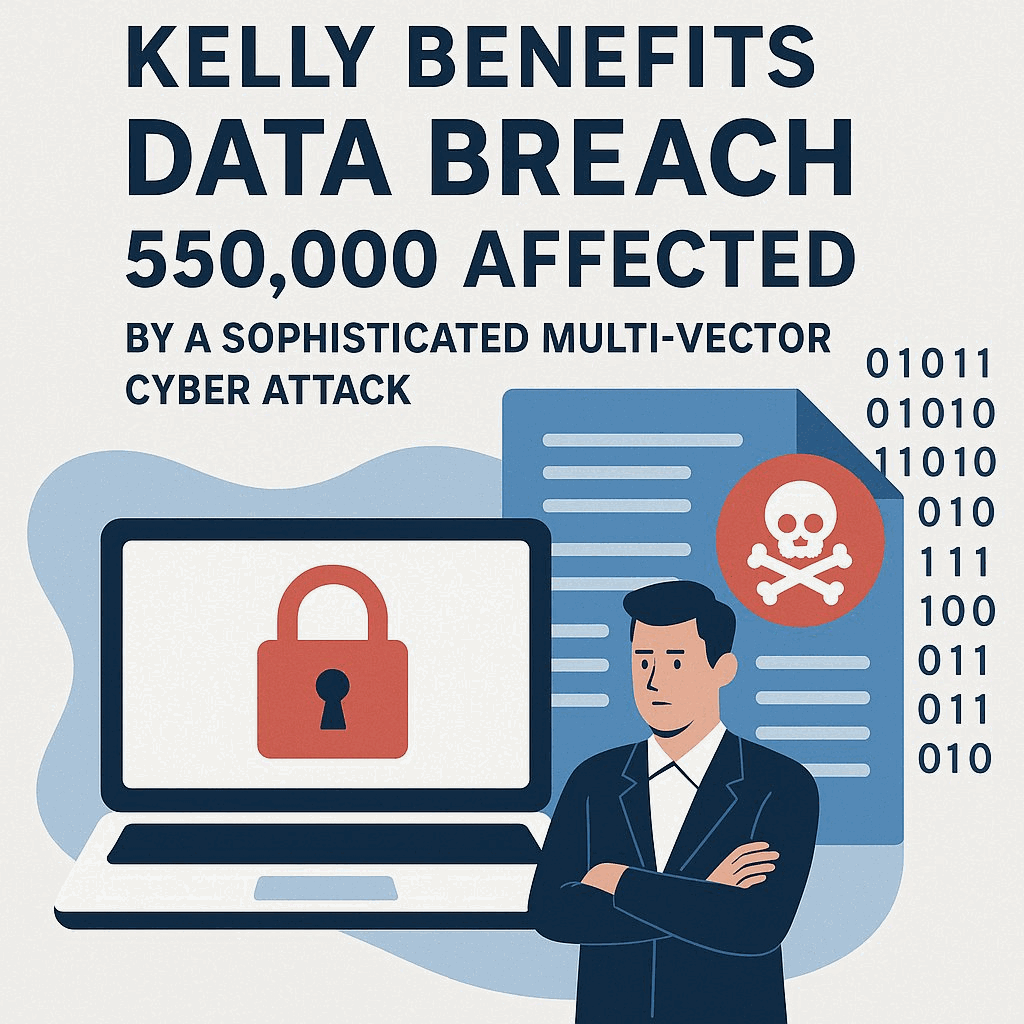Kelly Benefits Data Breach: 550,000 Affected by a Sophisticated Multi-Vector Cyber Attack