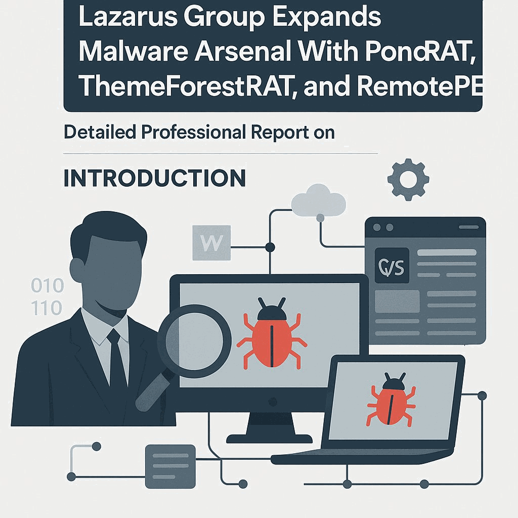 Lazarus Group Expands Malware Arsenal with PondRAT, ThemeForestRAT, and RemotePE: Threat Analysis on Microsoft Windows and CMS Platforms