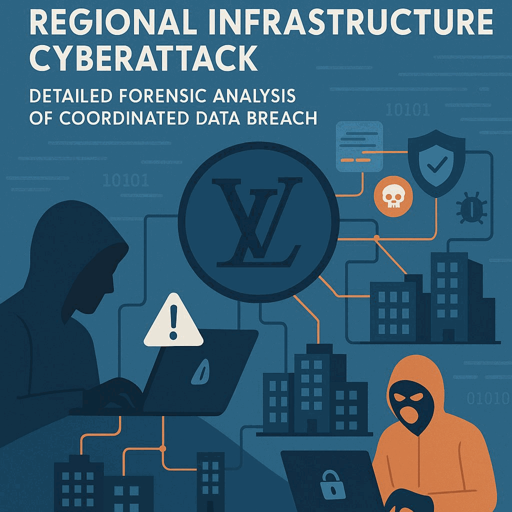 Louis Vuitton Regional Infrastructure Cyberattack: Detailed Forensic Analysis of Coordinated Data Breach