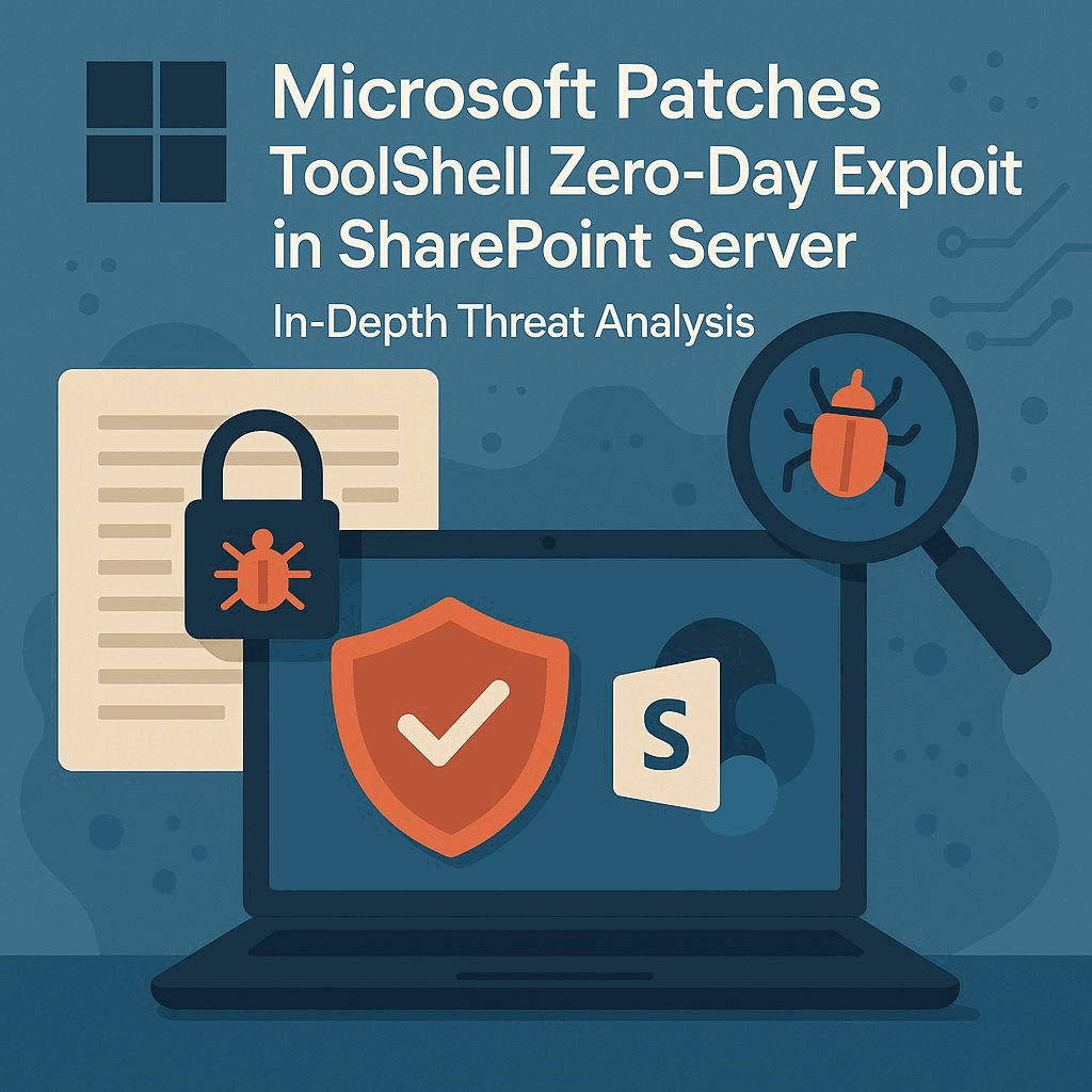 Microsoft Patches ToolShell Zero-Day Exploit in SharePoint Server (CVE-2025-53770): In-Depth Threat Analysis