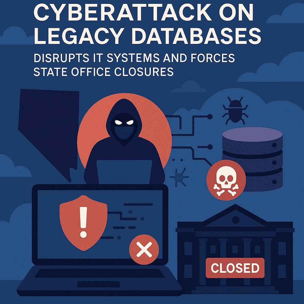 Nevada Cyberattack on Legacy Databases Disrupts IT Systems and Forces State Office Closures