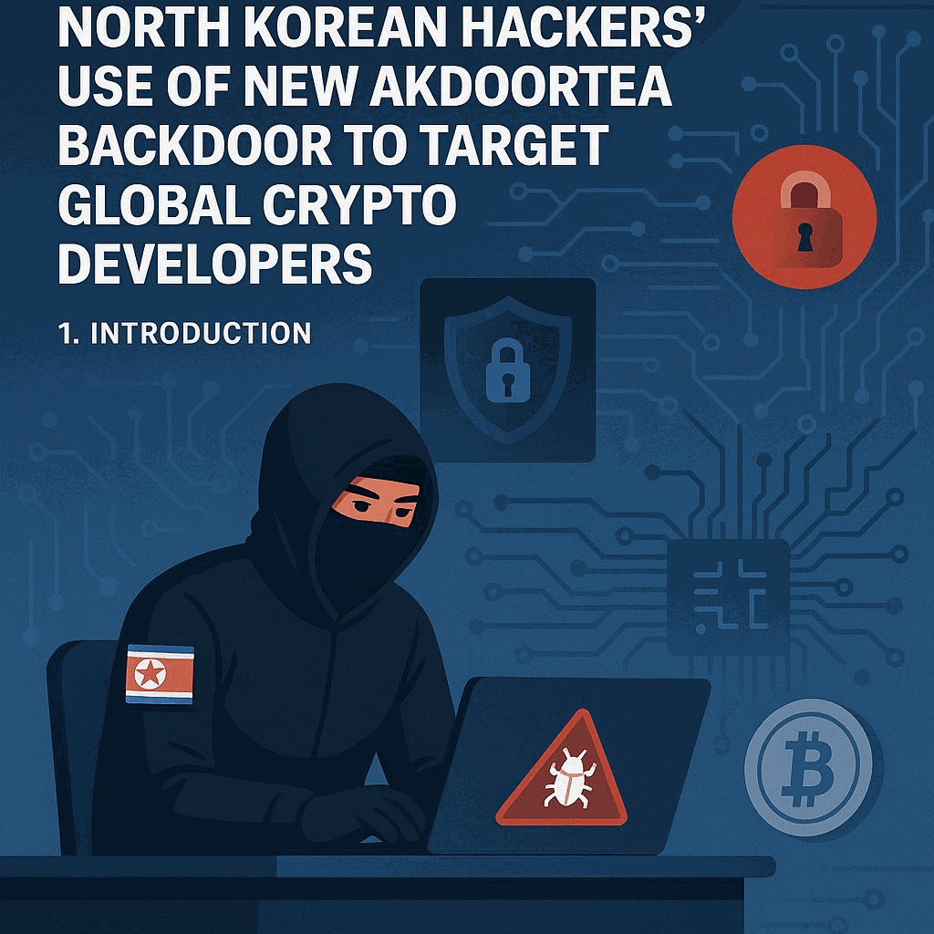 North Korean Hackers Exploit AkdoorTea Backdoor to Target CryptoDev Toolkit – Comprehensive Cybersecurity Report