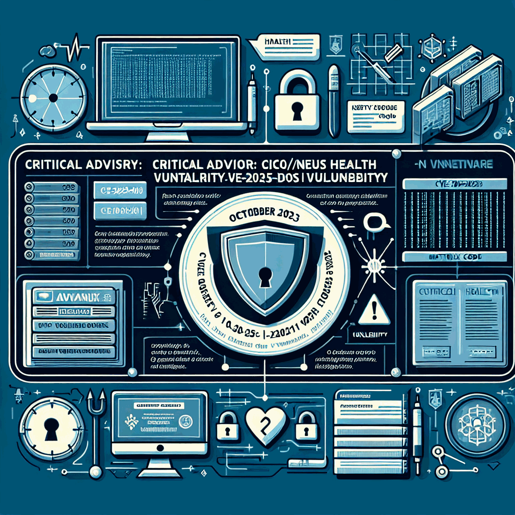 October 2023 Critical Advisory: Cisco Nexus 3000/9000 Health DOS Vulnerability (CVE-2025-20111)