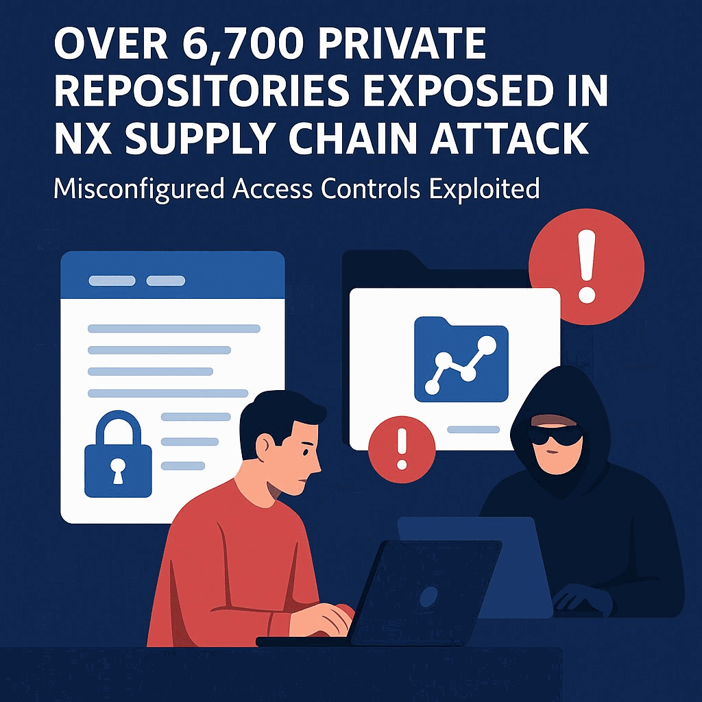 Over 6,700 Private Repositories Exposed in Nx Supply Chain Attack: Misconfigured Access Controls Exploited