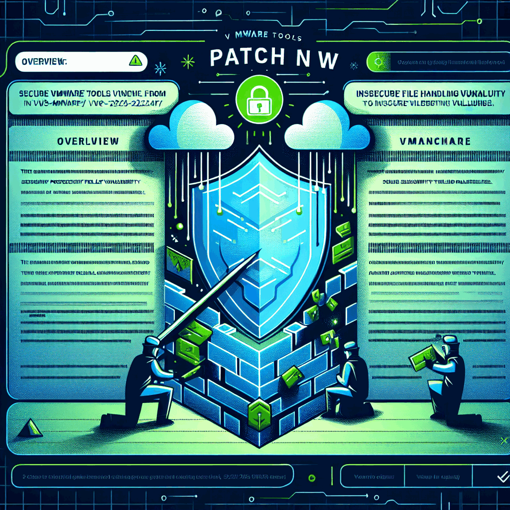 Patch Now: Secure VMware Tools from Insecure File Handling Vulnerability CVE-2025-22247