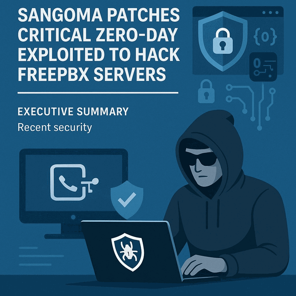 Sangoma Patches Critical FreePBX Zero-Day Vulnerability Exploited by Hackers – In-Depth Cybersecurity Report