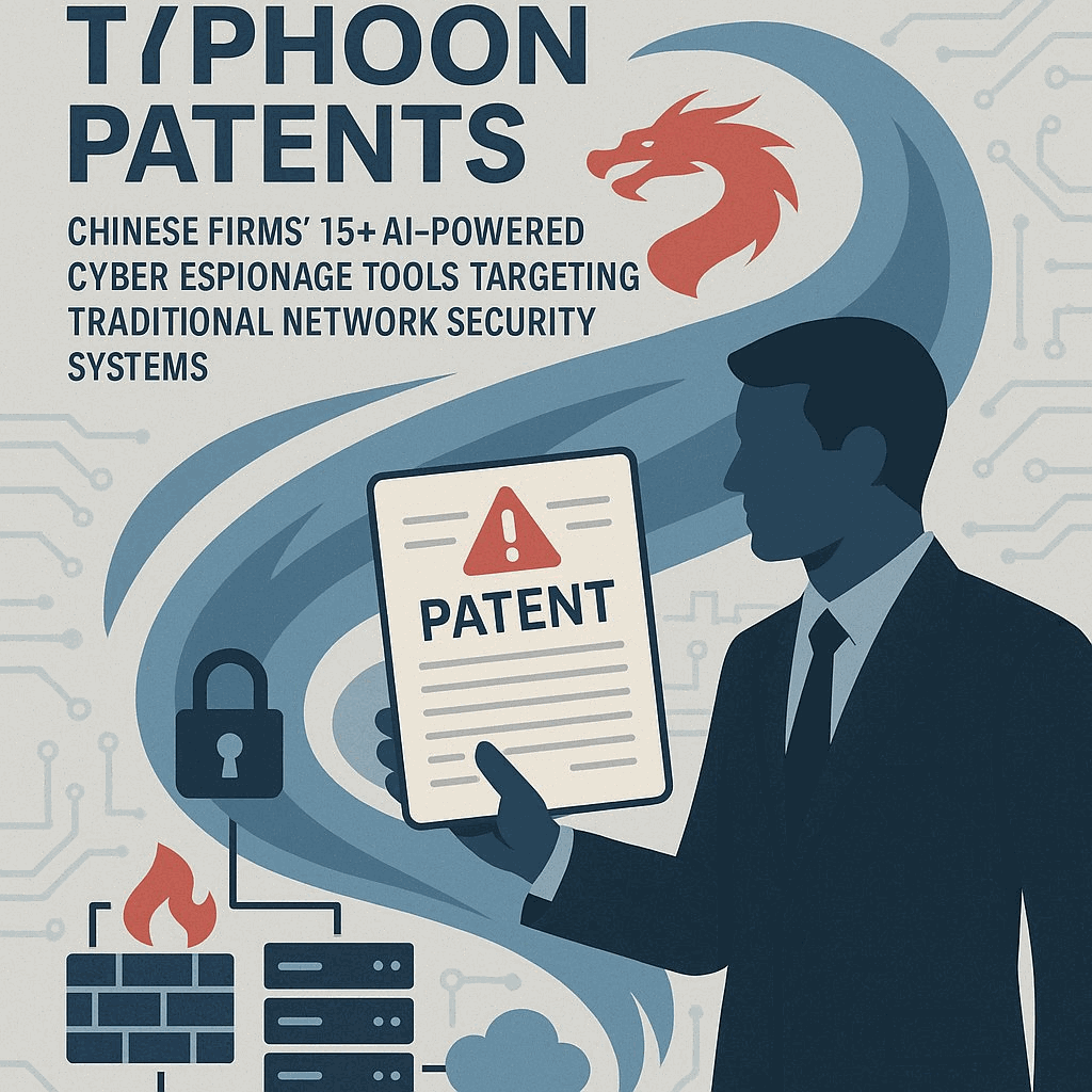 Silk Typhoon Patents: Chinese Firms' 15+ AI-Powered Cyber Espionage Tools Targeting Traditional Network Security Systems