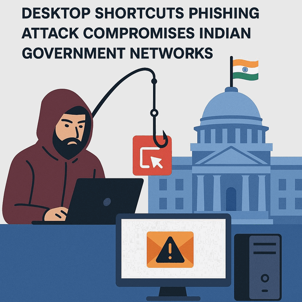 Transparent Tribe's Weaponized Desktop Shortcuts Phishing Attack Compromises Indian Government Networks