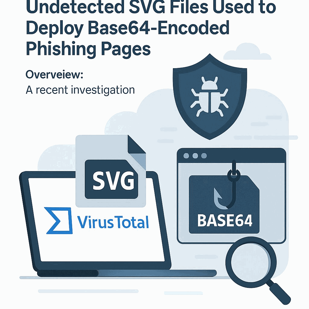 VirusTotal Exposes 44 Undetected SVG Files Leveraging Base64 Encoding to Deploy Phishing Pages on Web Browsers