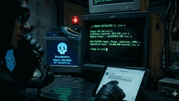 ADT Salesforce Data Breach 2026: ShinyHunters Compromise Okta SSO via Vishing Attack