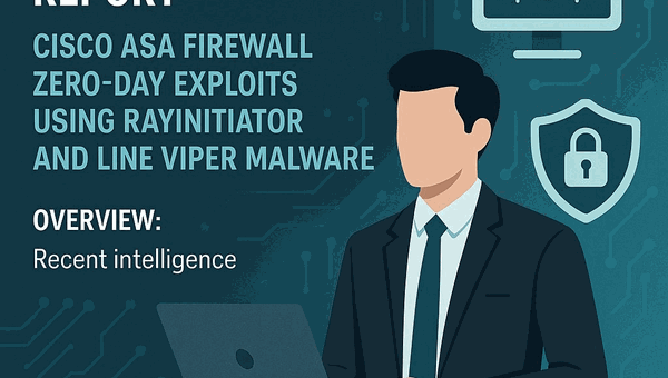 Comprehensive Cybersecurity Report: Cisco ASA Firewall Zero-Day Exploits Using RayInitiator and LINE VIPER Malware
