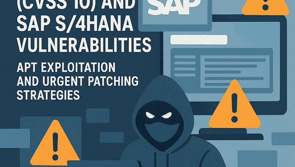 Critical SAP NetWeaver (CVSS 10) and SAP S/4HANA Vulnerabilities: APT Exploitation and Urgent Patching Strategies