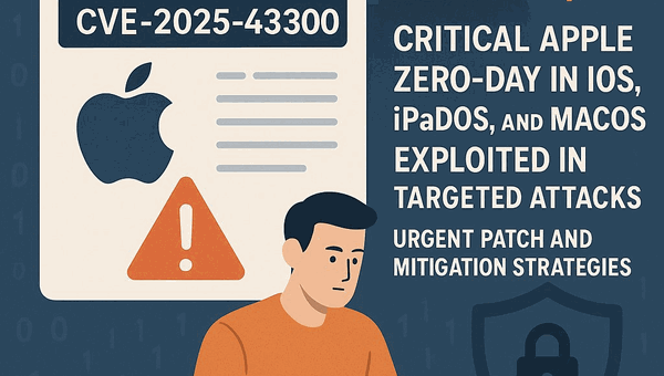 CVE-2025-43300: Critical Apple Zero-Day in iOS, iPadOS, and macOS Exploited in Targeted Attacks – Urgent Patch and Mitigation Strategies