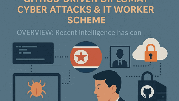 North Korea Cyber Espionage: GitHub Enterprise Server Attacked via Diplomat IT Worker Scheme Impacting 320+ Firms