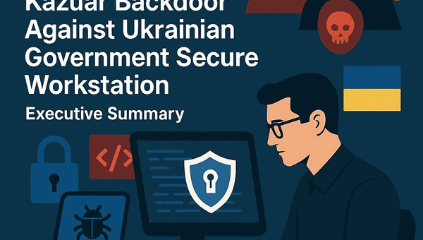 Russian Hackers Gamaredon and Turla Deploy Kazuar Backdoor Against Ukrainian Government Secure Workstation